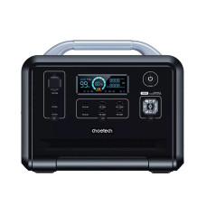 Зарядная станция Choetech 1200W Type-C/USB/DC/AC black